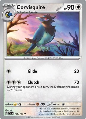 Corvisquire, Paldea Evolved