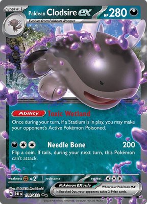 Paldean Clodsire ex, Paldea Evolved
