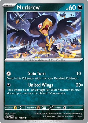 Murkrow, Paldea Evolved