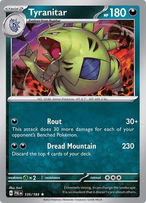 Tyranitar, Paldea Evolved