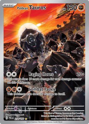 Paldean Tauros, Paldea Evolved