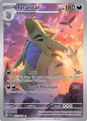 Tyranitar, Paldea Evolved