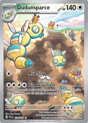 Dudunsparce, Paldea Evolved