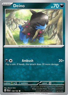 Deino, Paldea Evolved
