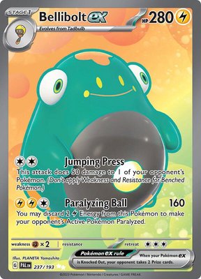 Bellibolt ex, Paldea Evolved