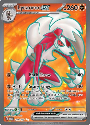 Lycanroc ex, Paldea Evolved
