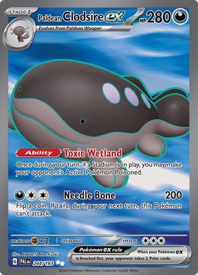 Paldean Clodsire ex, Paldea Evolved