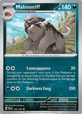 Mabosstiff, Paldea Evolved