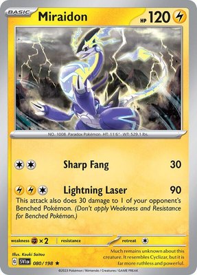 Miraidon, Deck Exclusives
