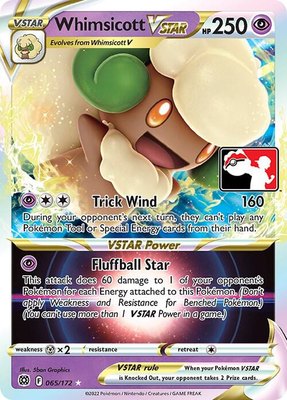 Whimsicott VSTAR, Prize Pack Series Cards