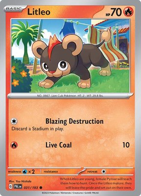 Litleo, Paldea Evolved