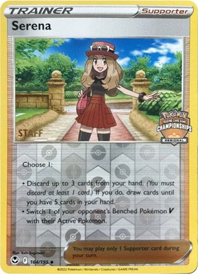 Serena (Regional Championships) [Staff], League & Championship Cards