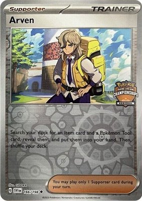 Arven (Regional Championships), League & Championship Cards