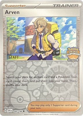 Arven (Regional Championships) [Staff], League & Championship Cards