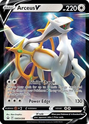 Arceus V, Sword & Shield Promo Cards