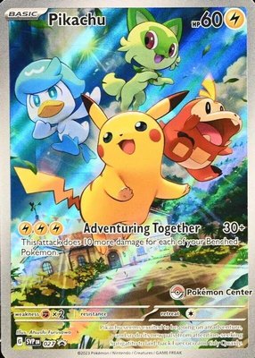 Pikachu (Pokemon Center Exclusive), Scarlet & Violet Promo Cards