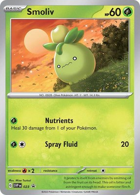 Smoliv, Scarlet & Violet Promo Cards