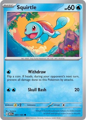 Squirtle, Scarlet & Violet 151