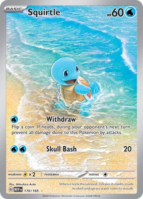 Squirtle, Scarlet & Violet 151