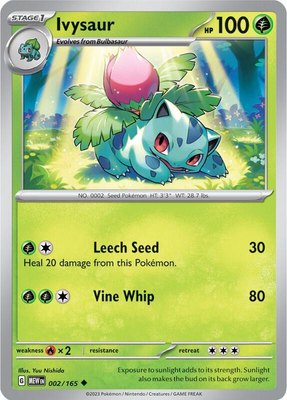 Ivysaur, Scarlet & Violet 151