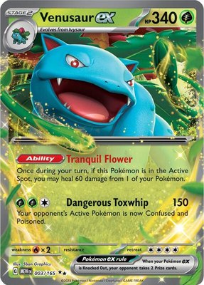 Venusaur ex, Scarlet & Violet 151