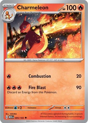 Charmeleon, Scarlet & Violet 151