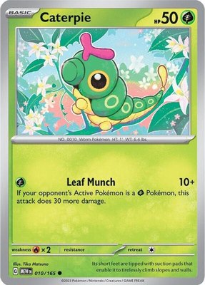 Caterpie, Scarlet & Violet 151
