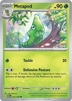 Metapod, Scarlet & Violet 151