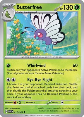 Butterfree, Scarlet & Violet 151