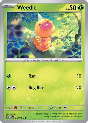Weedle, Scarlet & Violet 151