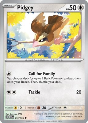 Pidgey, Scarlet & Violet 151