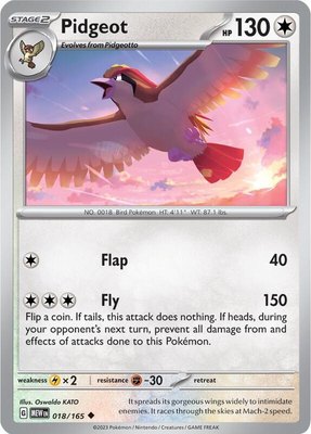Pidgeot, Scarlet & Violet 151