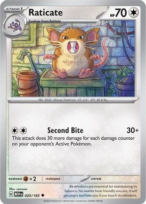 Raticate, Scarlet & Violet 151
