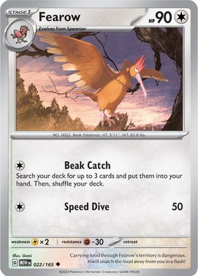 Fearow, Scarlet & Violet 151