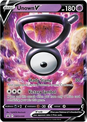Unown V, Sword & Shield Promo Cards