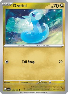 Dratini, Obsidian Flames