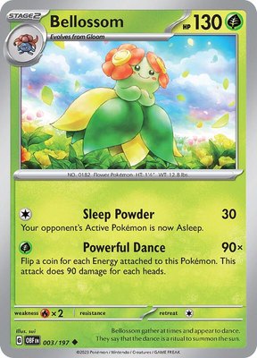 Bellossom, Obsidian Flames