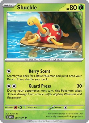 Shuckle, Obsidian Flames