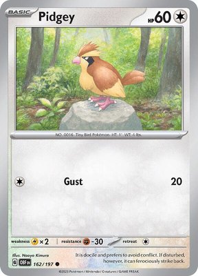 Pidgey, Obsidian Flames