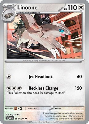 Linoone, Obsidian Flames