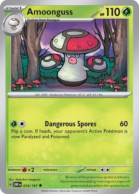 Amoonguss, Obsidian Flames