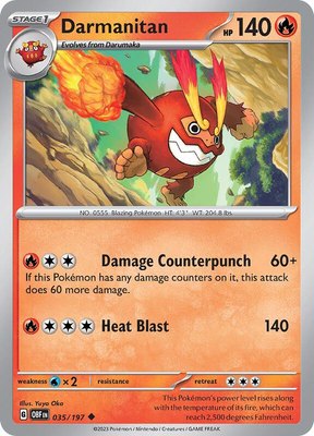 Darmanitan, Obsidian Flames