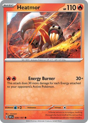 Heatmor, Obsidian Flames
