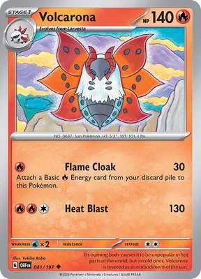 Volcarona, Obsidian Flames