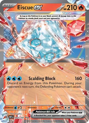 Eiscue ex, Obsidian Flames