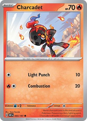 Charcadet, Obsidian Flames