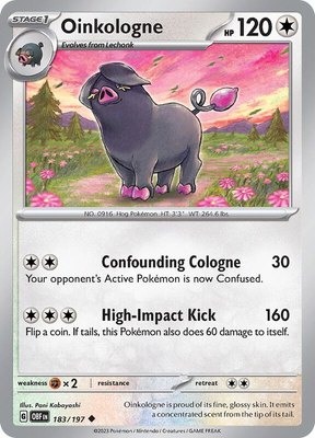Oinkologne, Obsidian Flames