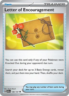 Letter of Encouragement, Obsidian Flames