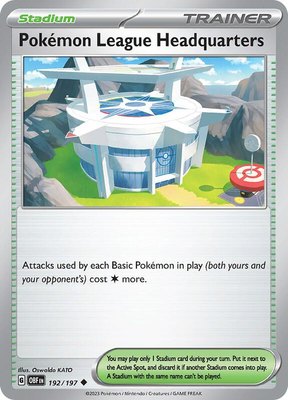 Pokemon League Headquarters, Obsidian Flames