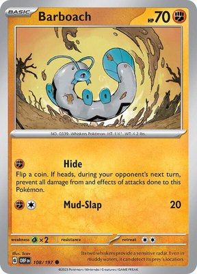 Barboach, Obsidian Flames